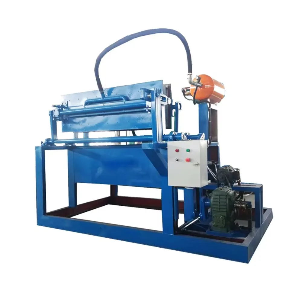 Moderne eierdoos lade die machine maakt Automatisch afvalpapier Recycling Pulp Molding Line met metalen droger Factory Direct