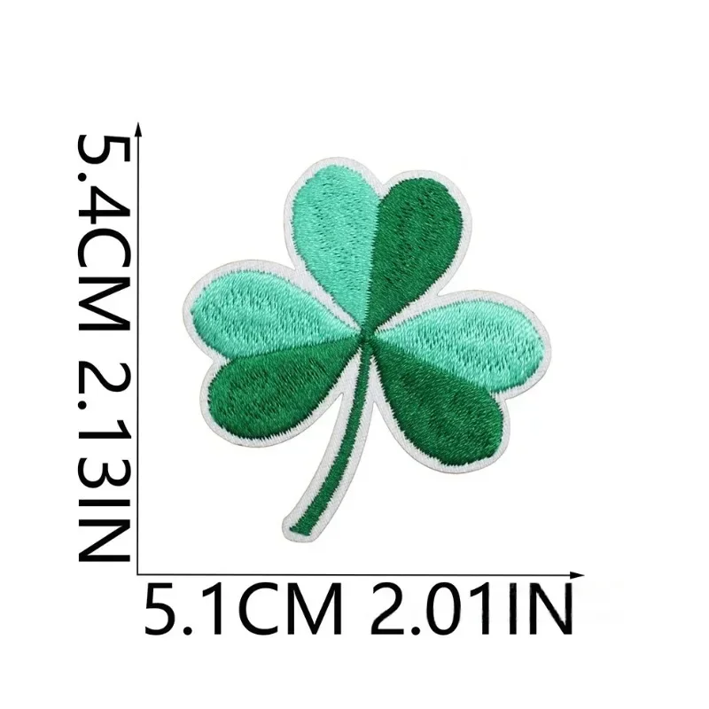 Grüne Fee Kleeblatt Stickerei Dekoration Bügeln Nähen DIY Cartoon Logo Kleidung Schuhe Hut Tasche Patch