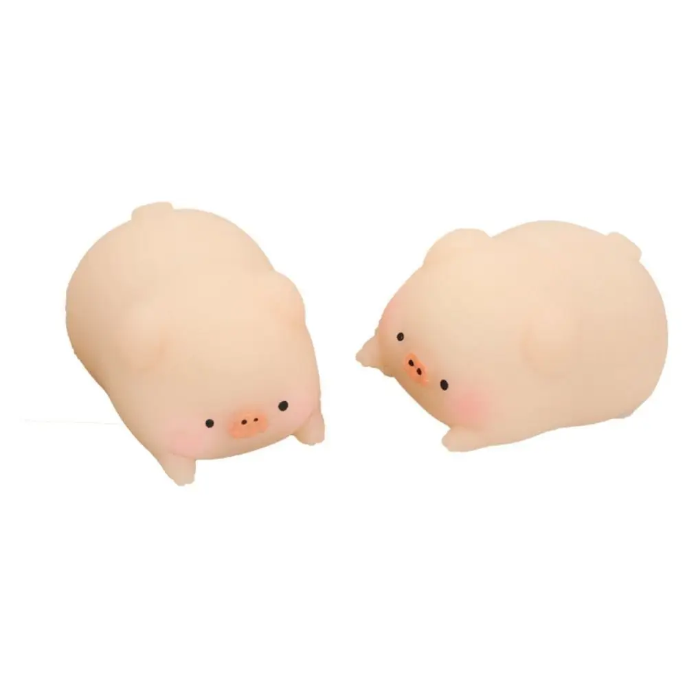 Sensory Toy Cartoon Pig Squeeze Sensory Toy Fidget Soft Animal Vent Ball TPR Elastic Pig Squeeze Toy Children Toys