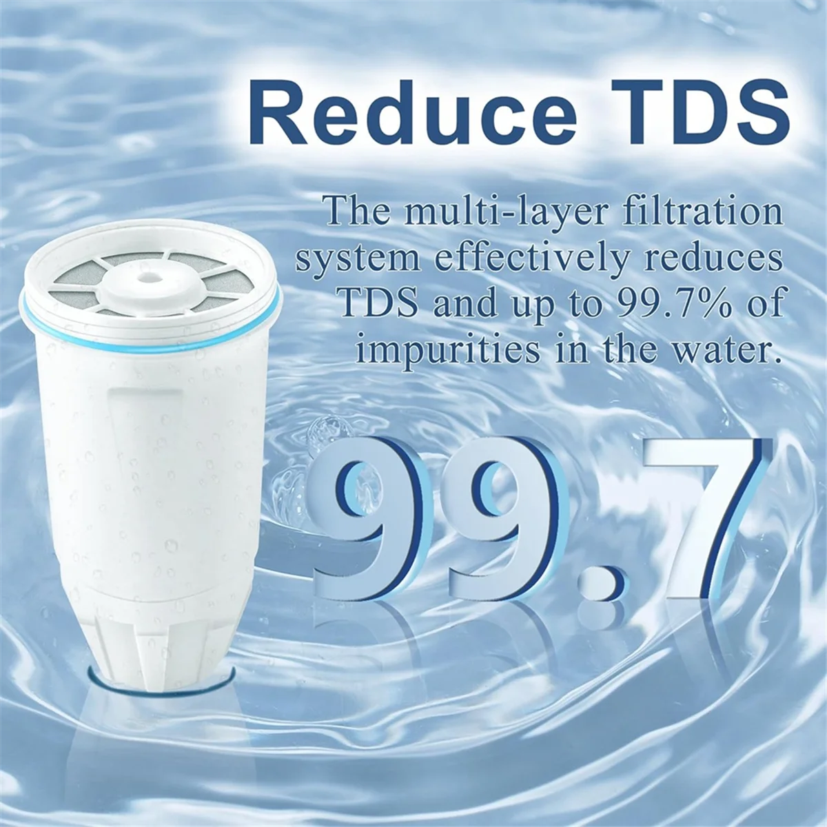 Water Filters Replacement Water Filters Replacement for Zero ZR-001,ZR-003 ZR-004, ZR-006 Water Pitchers and