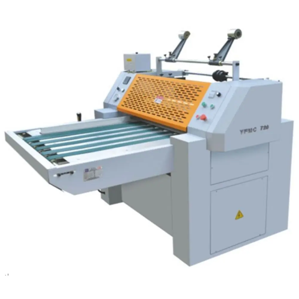 YFMC-720B Manual Pre-glued Glue-less Film Laminating Machine Packaging & Printing Machine Bearing 600 Electric Provided 220V