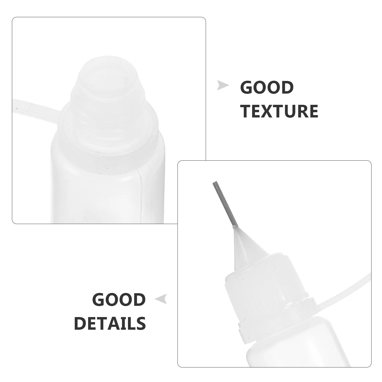 30 bottiglie da spremere ricaricabili applicatore di precisione a punta fine piccole bottiglie di vernice per colla a olio a prova di perdite portatili