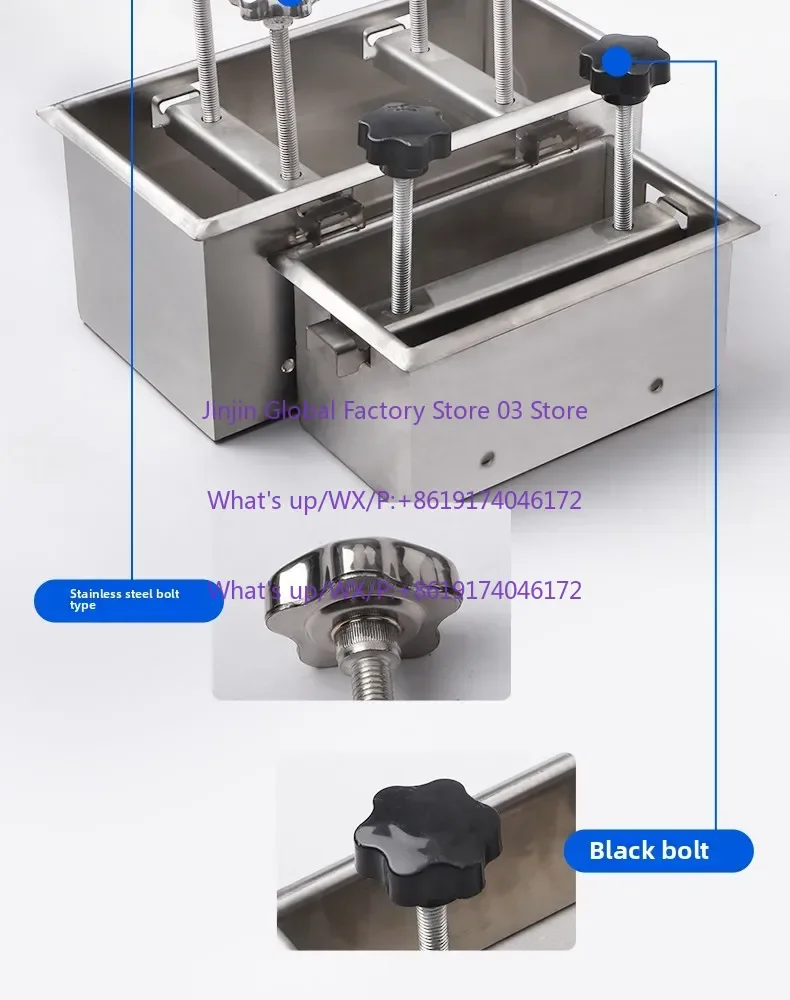 Suitable for 304 Stainless Steel Meat Pressing Mold,beef and Mutton Forming Tool,frozen Meat Brick Settingmeat Pressing Artifact