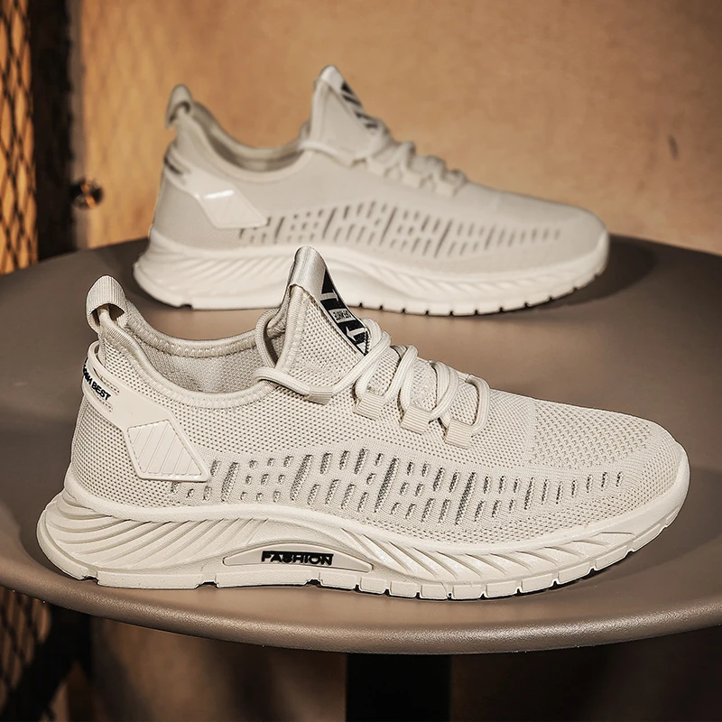 男性用の通気性のあるメッシュスニーカー,スポーツ,モダン,織り,トレンディ,透かし彫り,新しい夏のコレクション2022