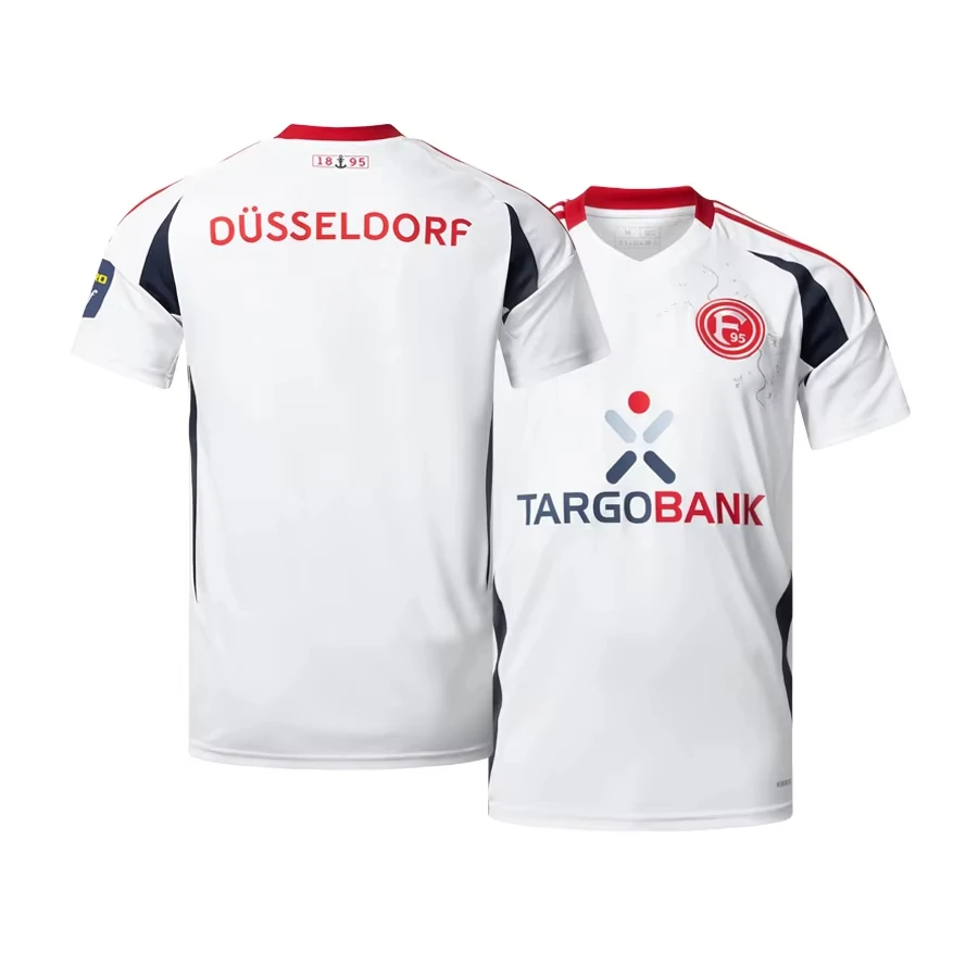 الصيف التدريب ممارسة تي شيرت الرجال النساء الملابس فورتونا دوسيلدورف كرة القدم جيرسي تنفس سريعة الجافة دراجة نارية القمم اليومي #2