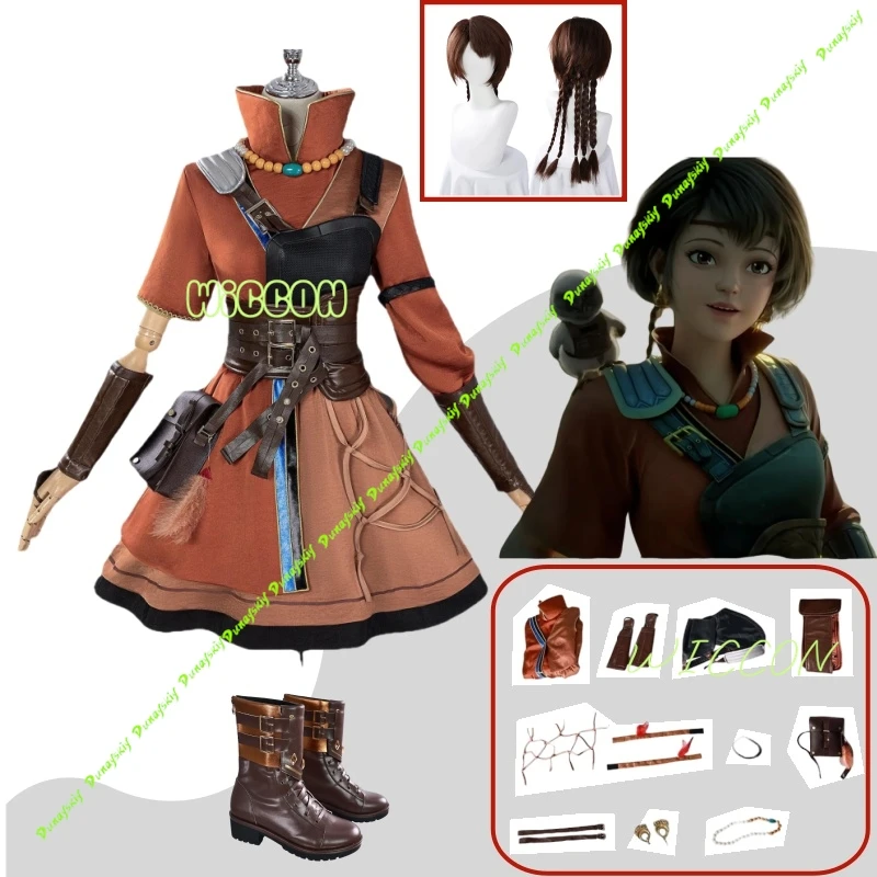 

INCARNATION 2 Ulan Maiduo Cosplay Costume Wig The awakening breastplate waist bag prop jacket set Halloween new fashion uniform