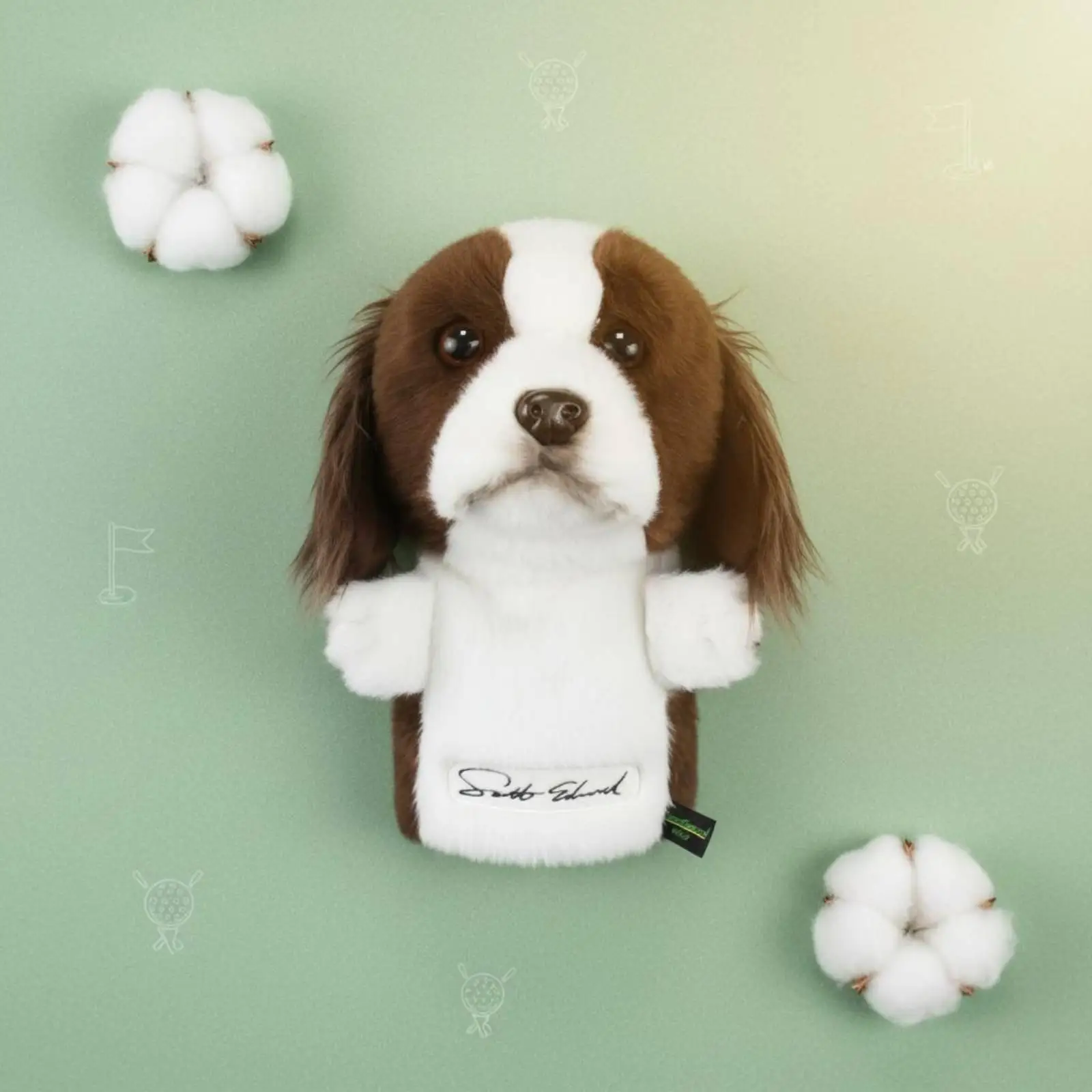 Housse de protection originale pour driver de golf, style animal en peluche, étui souple, grand protecteur de club pour le golf sur le parcours ou sur le practice