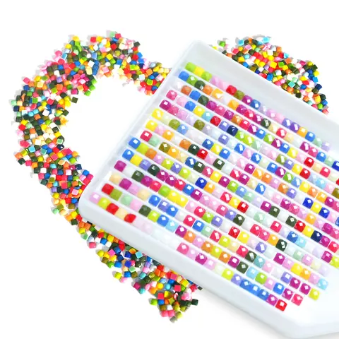 एवर मोमेंट डायमंड पेंटिंग रंगीन अमूर्त स्ट्रीक फुल स्क्वायर ड्रिल दीवार सजावट क्रॉस सिलाई डायमंड कढ़ाई ASF1710 8 best sales एवरमोमेंट आधिकारिक स्टोर - №2