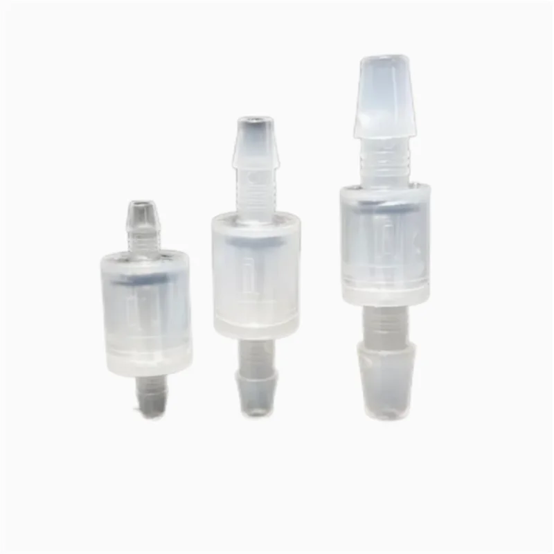 4-12mm Plastic One-Way Non-Return Pagoda Inline Fluids Check Valve With Pressure For Fuel Gas Liquid Ozone-Resistant Water Stop