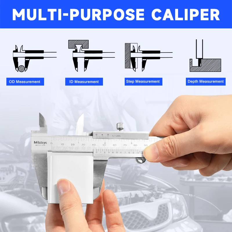 

Mitutoyo Imported Vernier Caliper 0-150mm High-precision Line Card 200mm530-312 Stainless Steel Measuring Tool