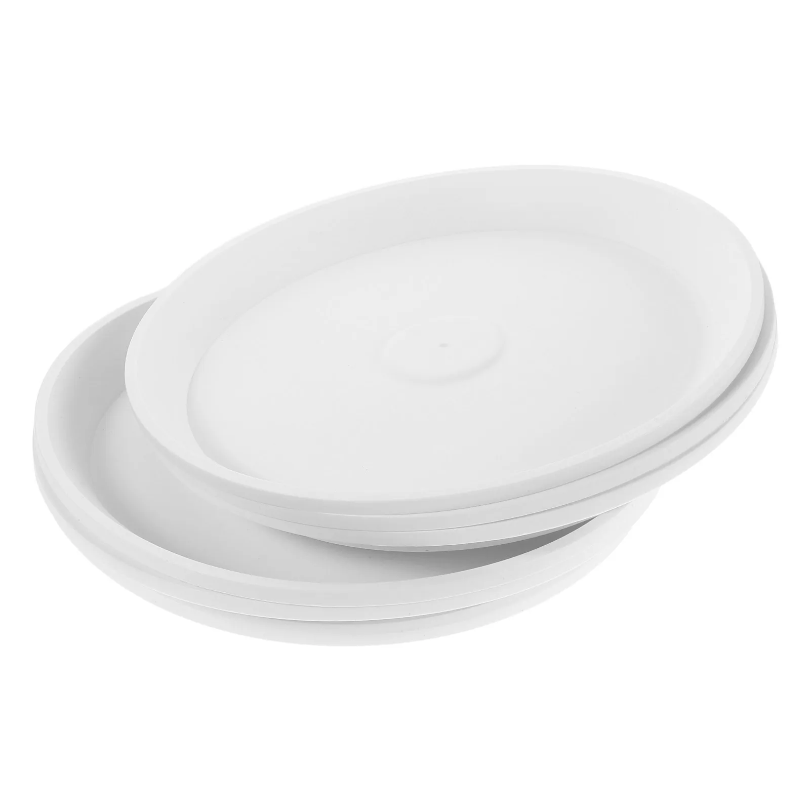 

6Pcs Round Plastic Plant Pot Saucer Tray Flowerpot Water Catcher Drip Tray for Indoor Outdoor Planter Garden Plant Pot Saucers