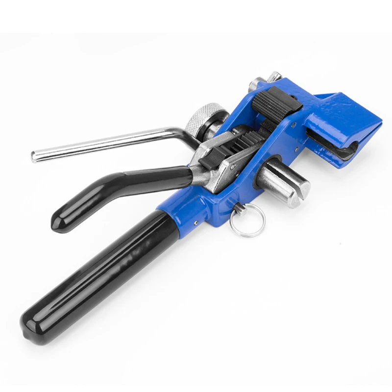 Wallepac Iron Pipe Water Pipe Handheld Strapping Banding Tool Solution Manual Stainless Steel Belt Machine with Tension Control