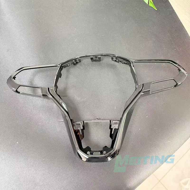 For Volkswagen Golf 8 GTI MK8 steering wheel button frame is painted with paint and the logistics touch buttons are bright black