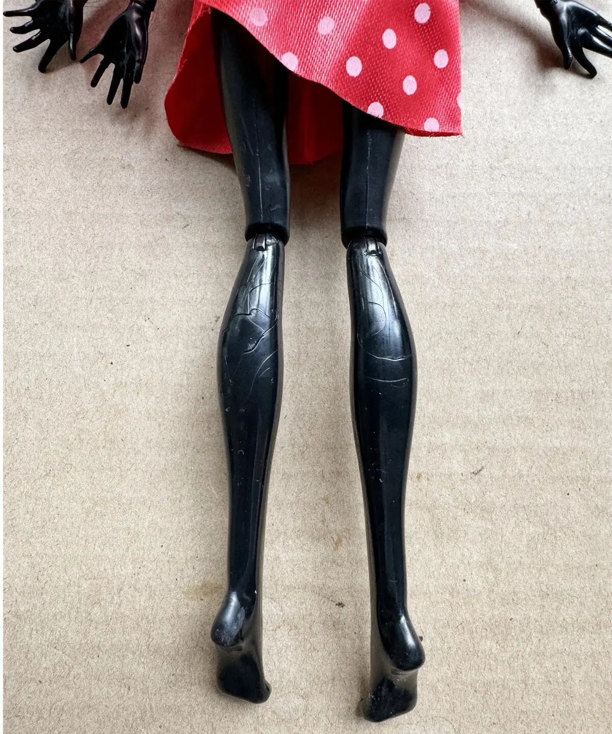 دمية مونستر 30 سم عنكبوت أسود 6 مفاصل يدوية هدايا أطفال متحركة #4