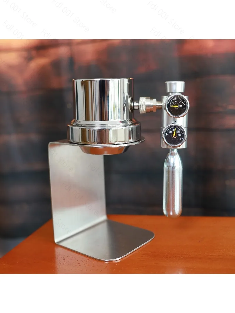 Food grade 304 stainless steel liner pneumatic coffee machine espresso portable outdoor