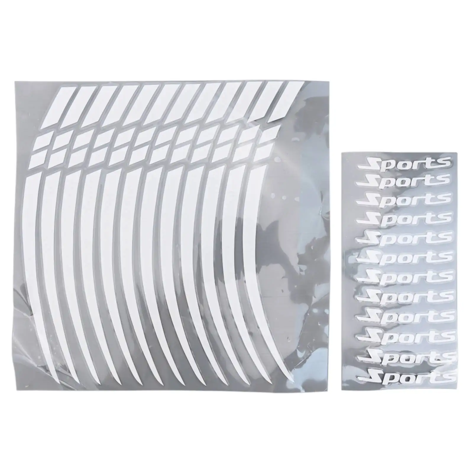 12pcs/set Motorcycle Wheel Rim Strips Wheel Decal Tape Stickers And Decals 18-21 Inch Reflective Rim Tape Car Styling Accessorie