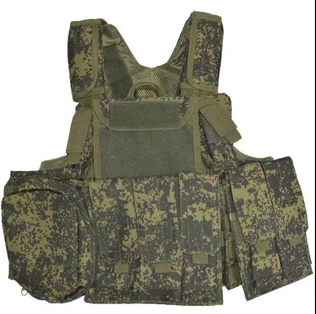 Russian Camouflage Tactical Vest Ghost Green Outdoor Men