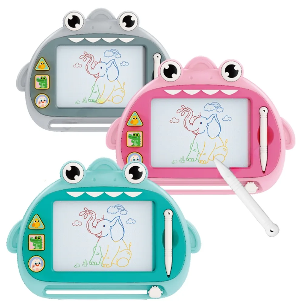 لوحة رسم مغناطيسية للأطفال، لوحة كتابة ملونة قابلة للمسح، لعبة للأطفال الصغار مع قلم واحد لهدايا عيد الميلاد