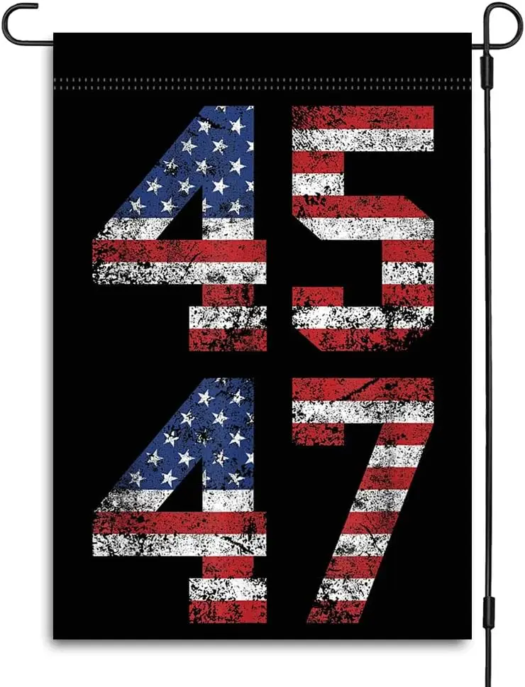 Trump 45 47 Garden Flag - Trump Garden Flag - Trump 2024 Garden Flag - Maga Garden Flag - Republican Yard Flags - Political Home