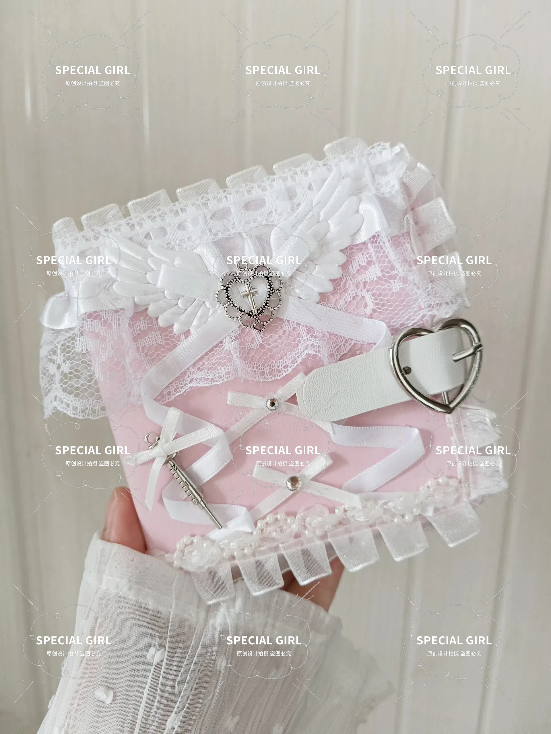 Poka Binder Collector Book Pc Holder Kpop Album Small Poca Photo Card Binder Kpop Toploader Lace Top Loader Pink Handmade