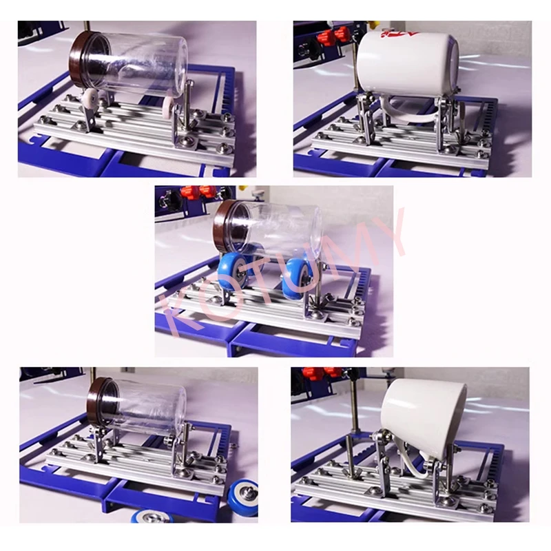 Small Manual curved screen printing machine suitable for cylindrical and conical plastic/glass/metal screen printing station
