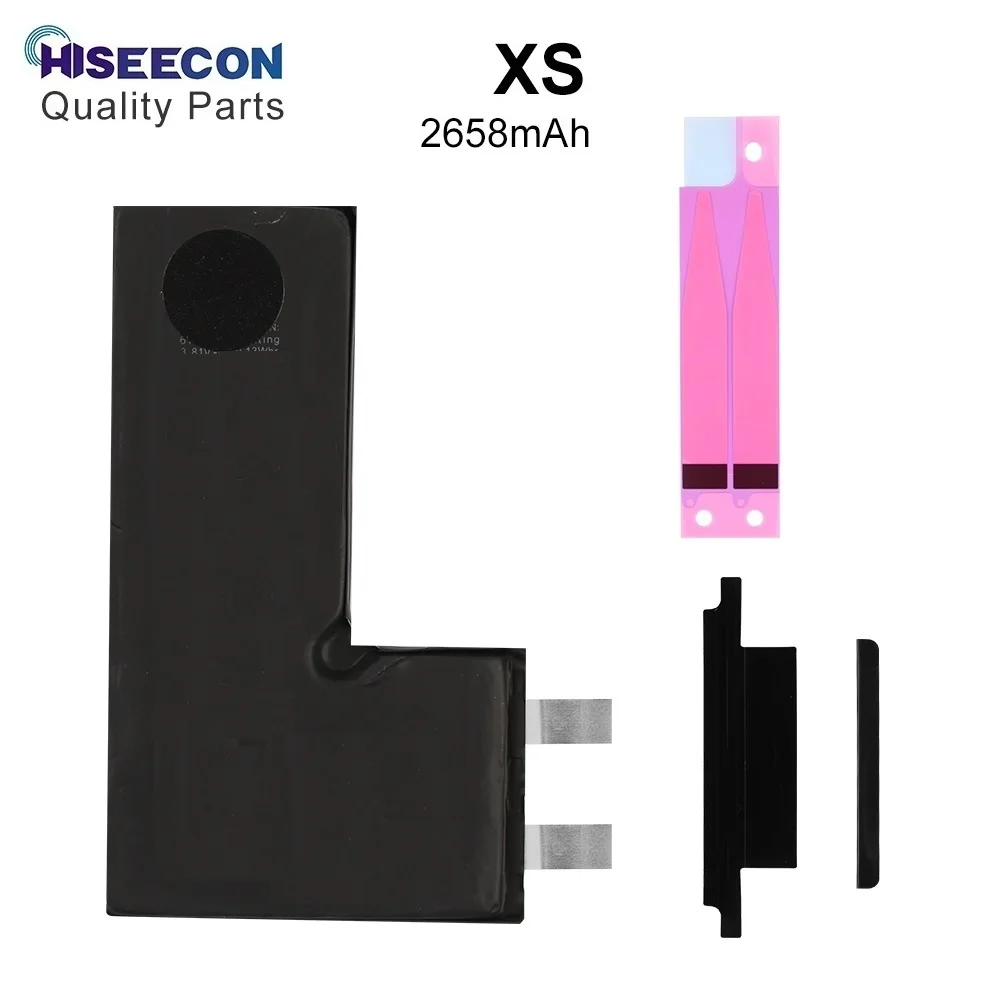 5pcs Hiseecon Original Battery Cell No Flex For iPhone 14 13 Pro 12 11 XR XS MAX Mini SE 2020 Phone Repair Cable OEM Qianli  JC