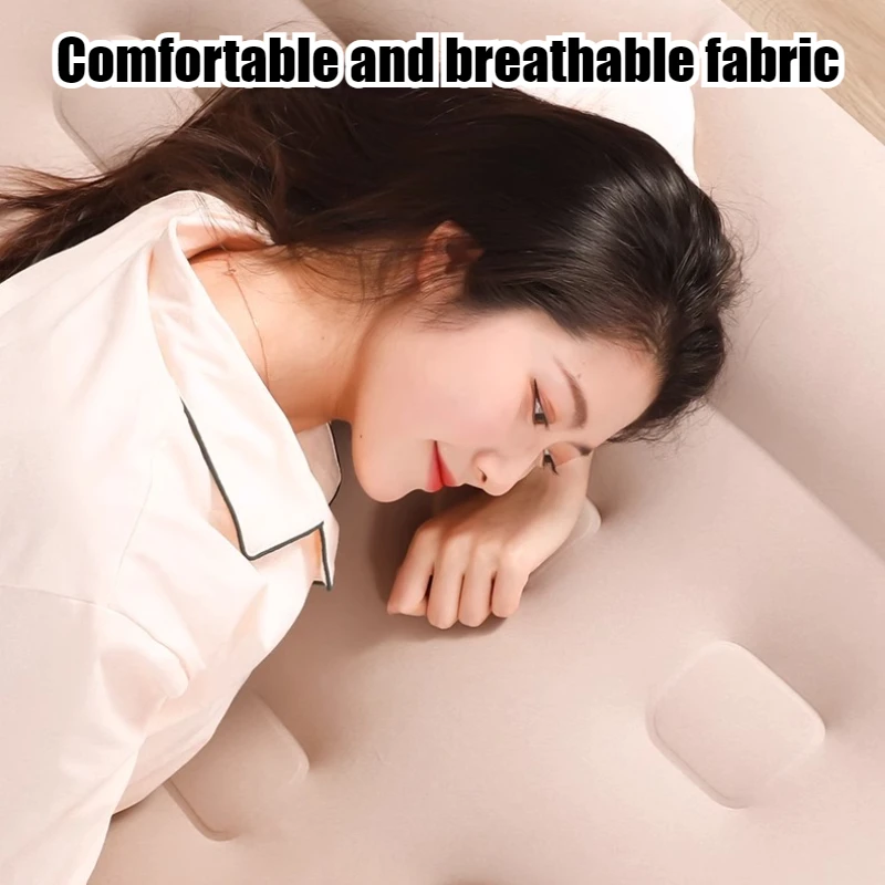 المحمولة مقاومة للرطوبة نفخ فراش قدرة تحمل عالية تنفس الهواء المراتب مريحة لوازم التخييم