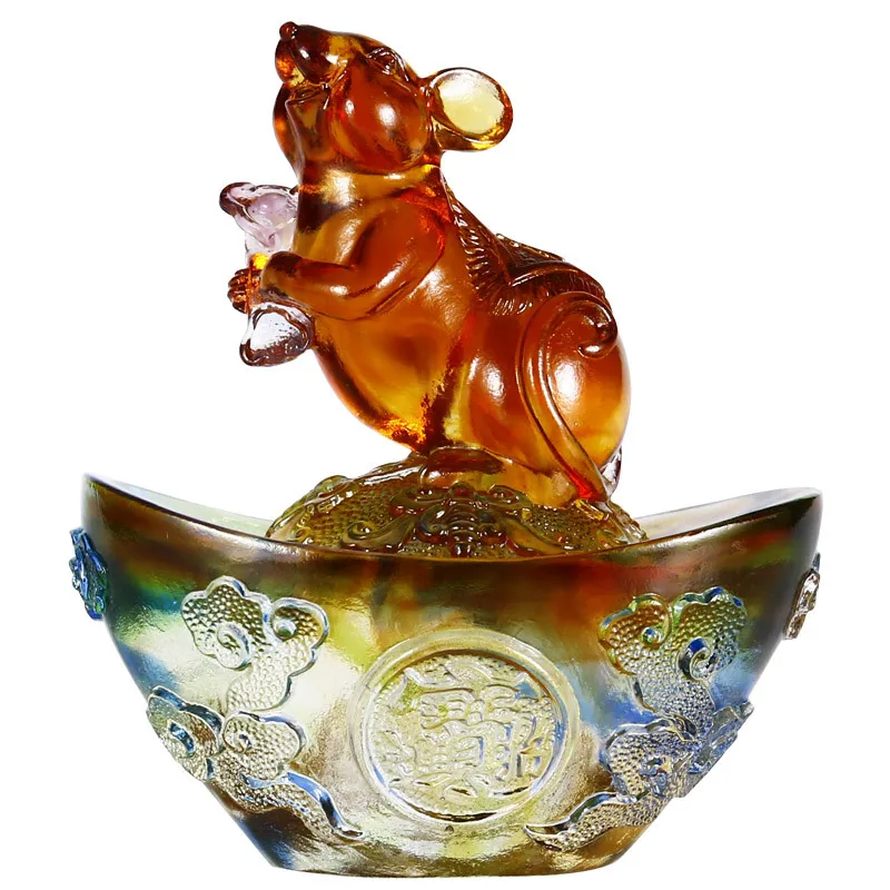 

Yuanbao mouse ornament Spring Festival gift for the Year of the Rat Creative Home Furnishing Living Room Decoration Company