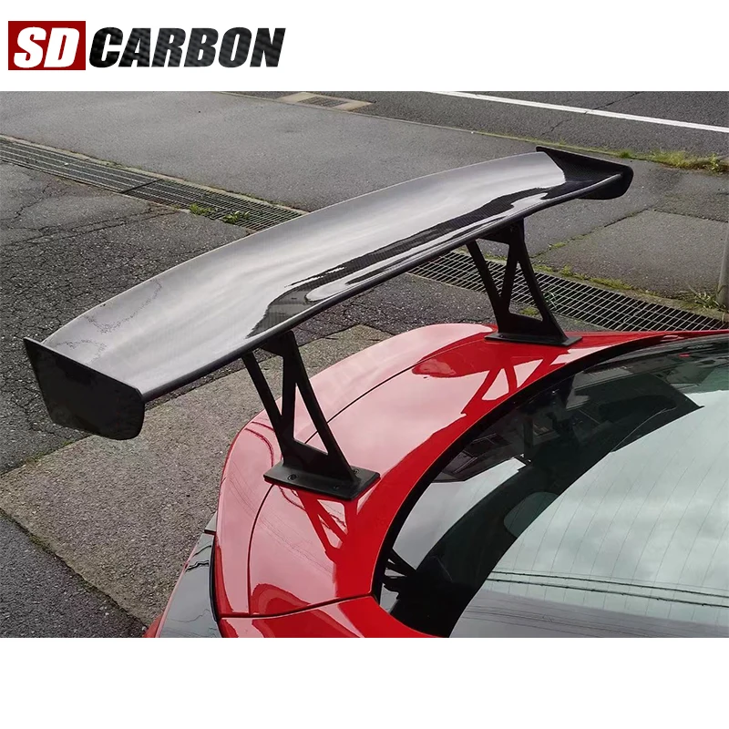 لتويوتا GR86 سوبارو BRZ 2019 + ألياف الكربون الذيل زعانف سبويلر الجناح الخلفي الذيل الجذع المفسدين الخلفي سبويلر ترقية طقم الجسم #4