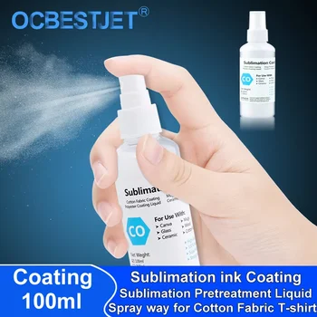 昇華コーティング綿 T シャツフェイスマスクマグガラスセラミック金属材料昇華インクコーティング液
