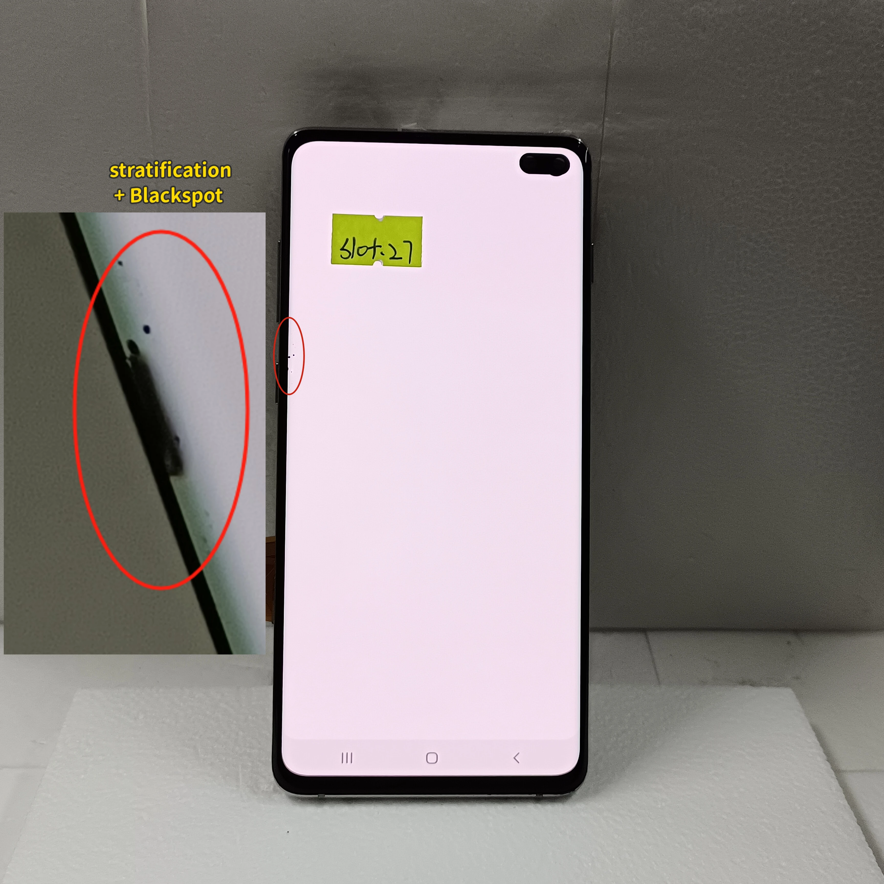 Super AMOLED S10 Plus LCD For Samsung Galaxy S10 Plus Display G975 SM-G975F/DS G975Fn Touch Screen Digitizer Assembly WIth Frame