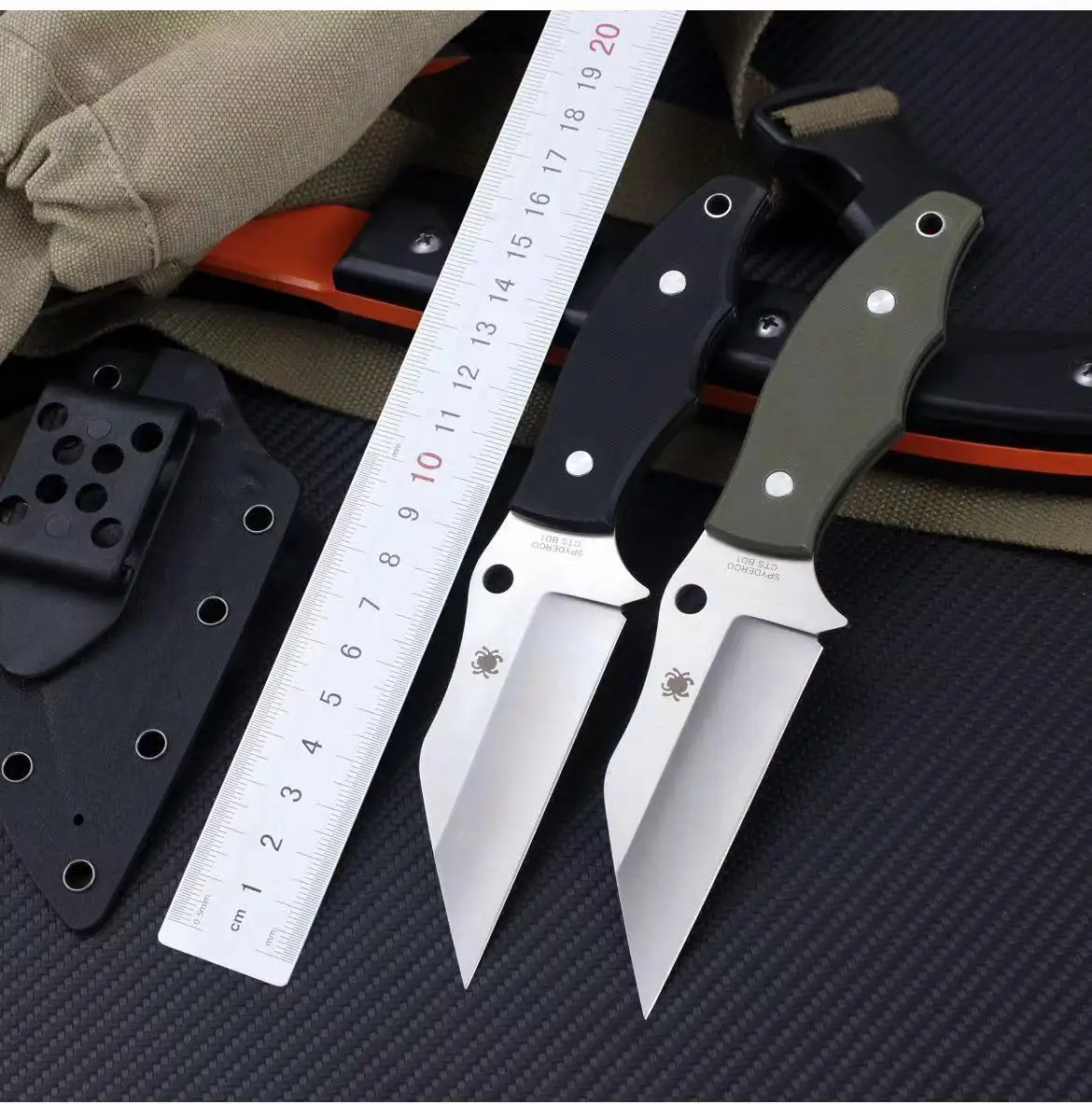 

Spide-r FB09 outdoor knife self-defense EDC pocket portable G10 handle straight knife