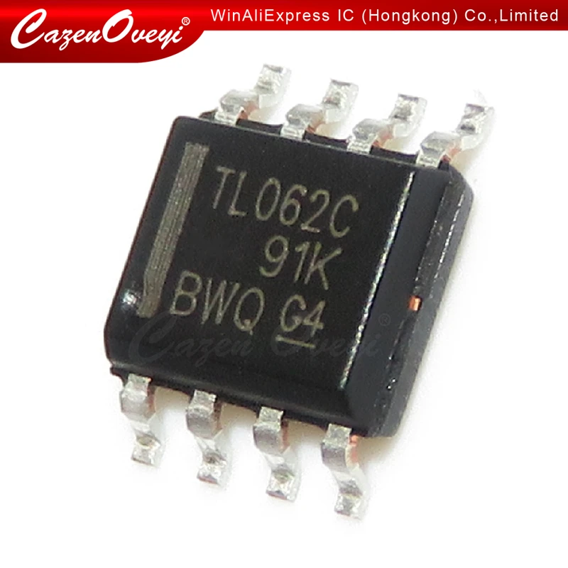 10pcs/lot TL062CDT TL062C TL062 062C SOP-8 new original In Stock