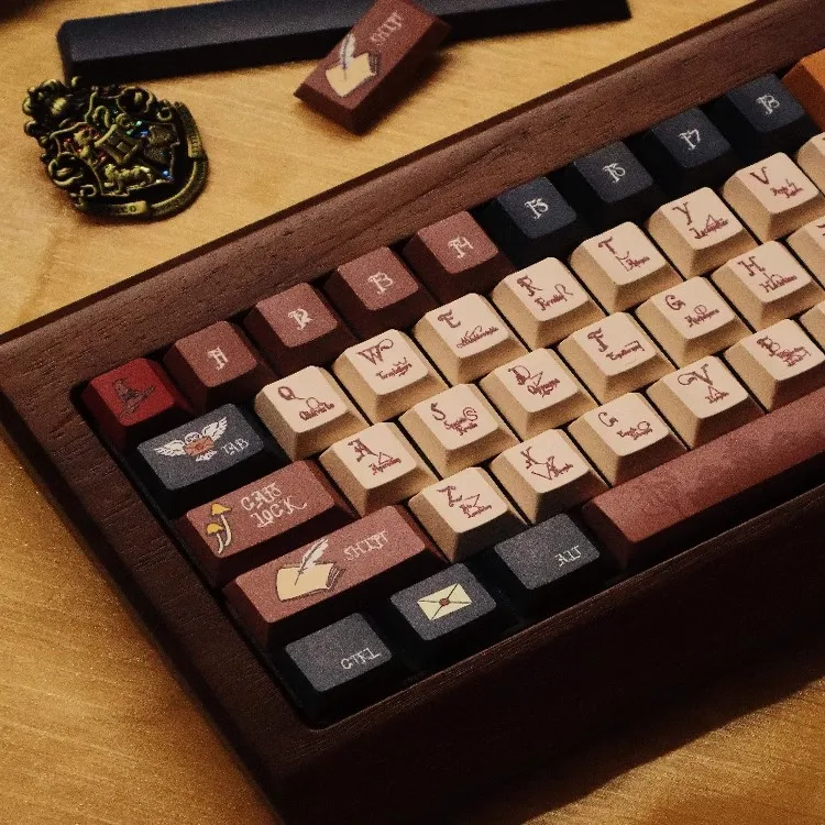 Retro Magical World Theme Keycaps Anime 139 keys Pbt Cherry Profile Custom Artisan Key Caps for Mechanical Keyboard Gaming Gifts