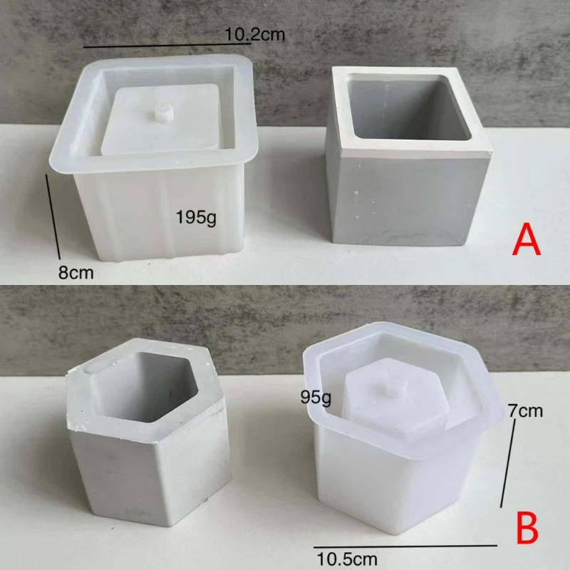 Moldes silicona, moldes resina para crear maceteros perforados, ideales para floristerías y entusiastas envío