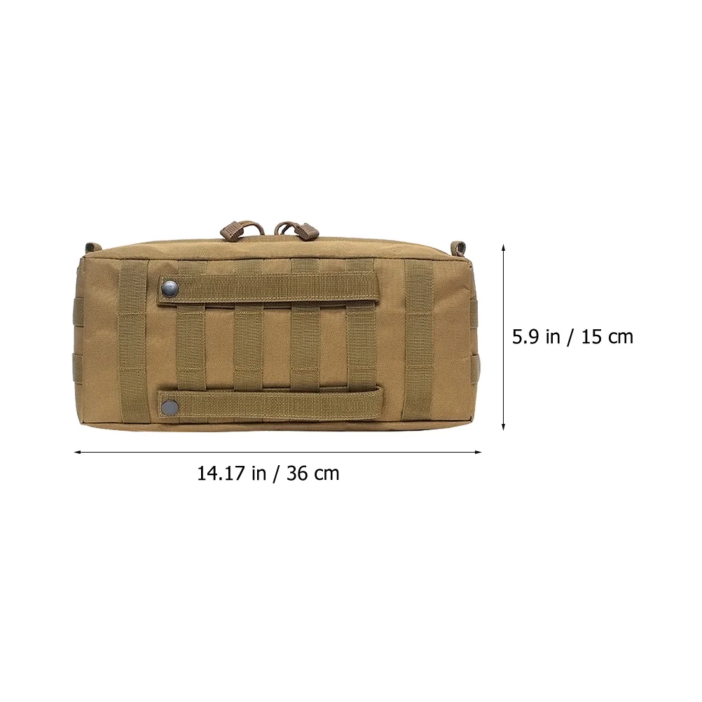 

Outdoor Camping Bag Wear-Resistant Durable Crossbody Pouch Large Capacity Multi-Function Tools Organizer for Climbing Travel