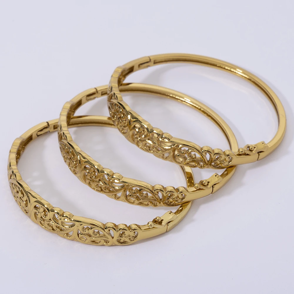 LUIZADA 2025, neues Vintage-Armband für Damen, afrikanische Hochzeit, luxuriös, vergoldet, Braut, exquisiter Glücksarmreif, Schmuck – Detail 10