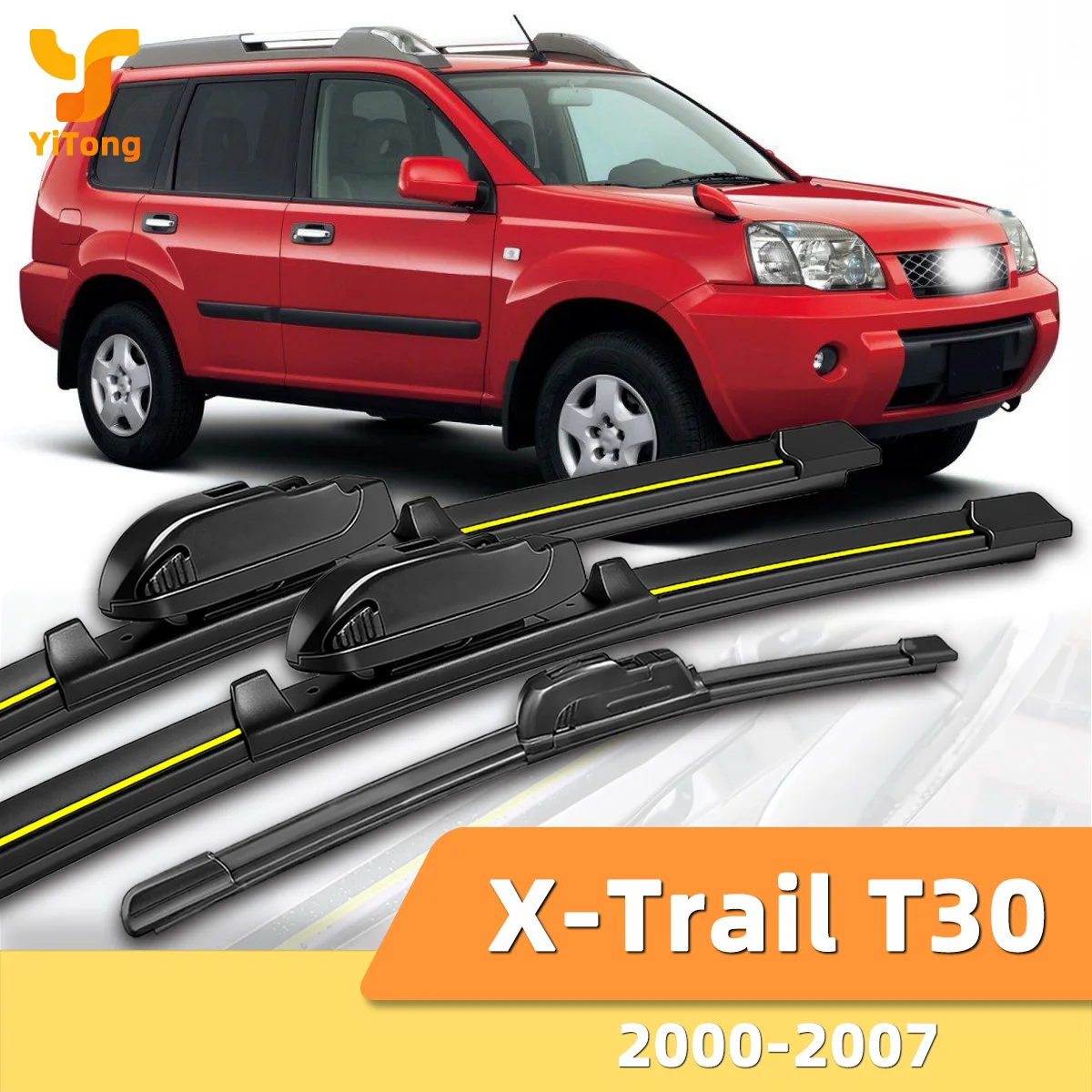 

Suitable For Nissan X-Trail T30 2000-2007 Front And Rear Windshield Wipers Durable Accessories For Car Windshields2002 2004 2006