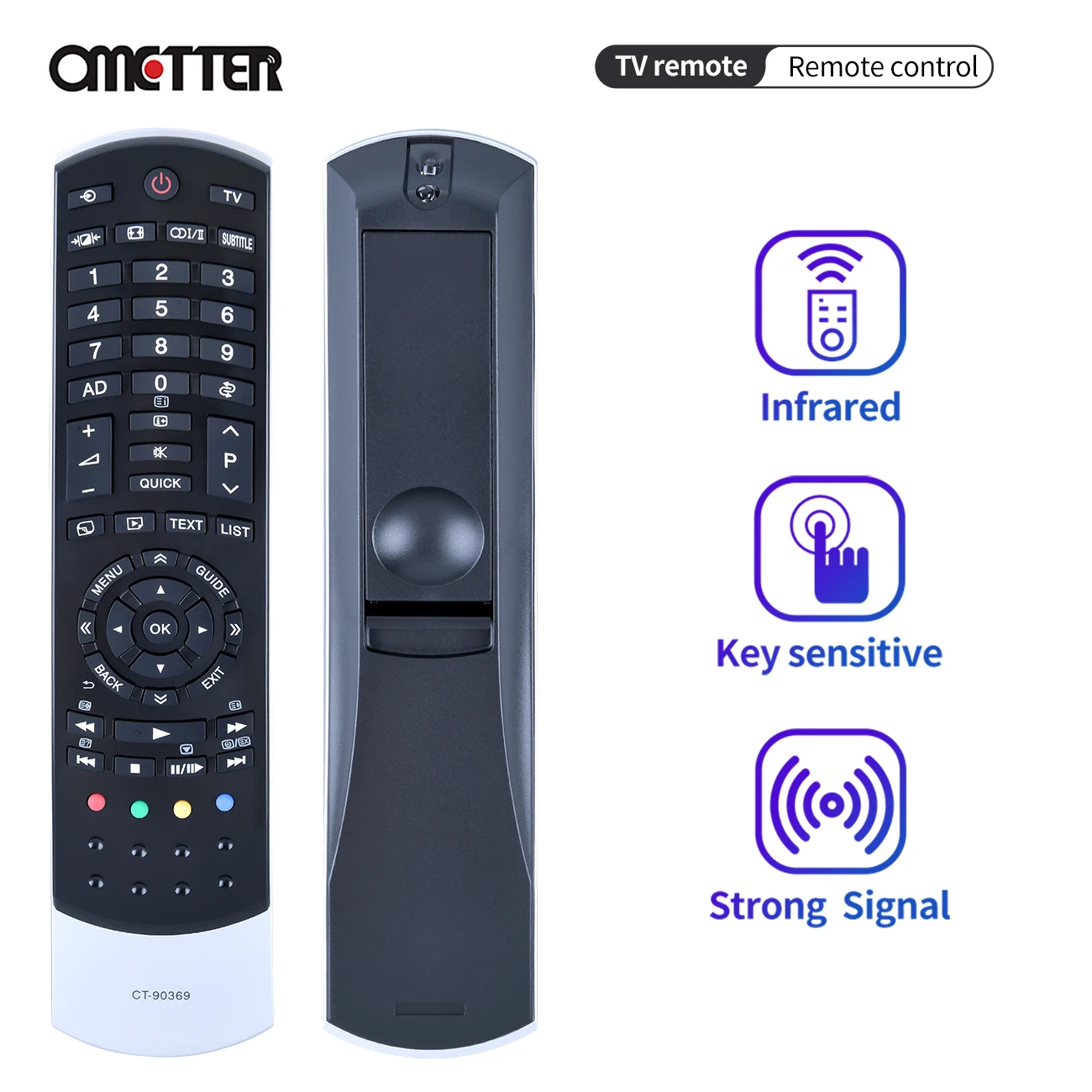 جديد لتوتوشيبا تلفزيون التحكم عن بعد CT-90369