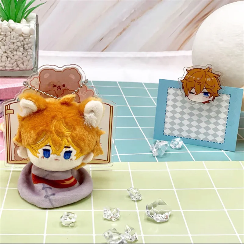 Genshin Impact Plush Toy Soft Pendant Zhongli Tartaglia Teruterubozu Sunny Doll Diluc Xiao Stuffed Backpack Keychain Fans Gifts