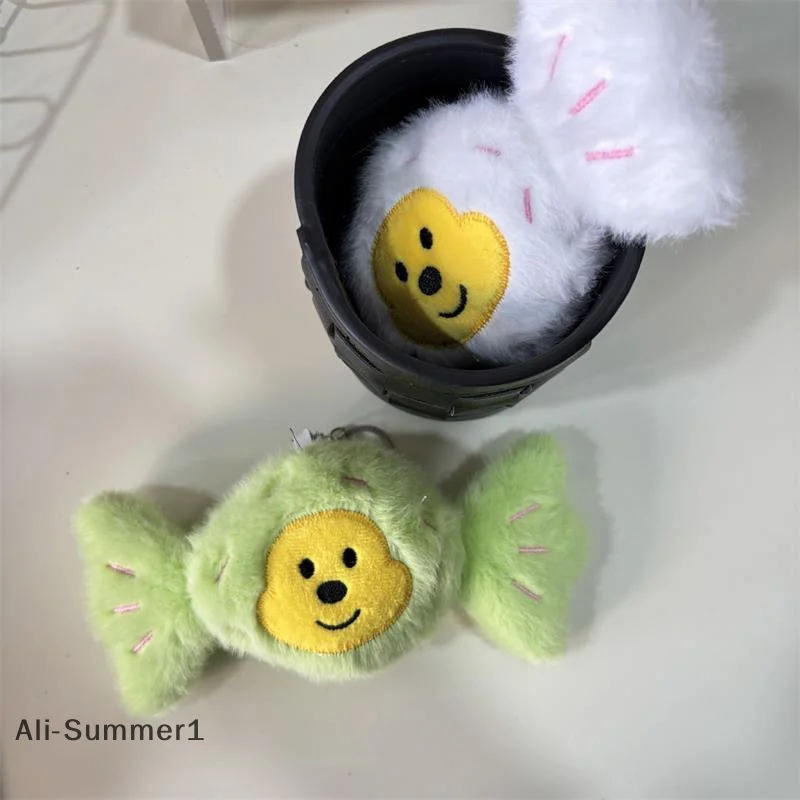 クリエイティブでキュートなキャンディモンキーのぬいぐるみ、キーホルダー、ペンダント、バッグチャーム、バックパックの飾り、ギフト、キーリング