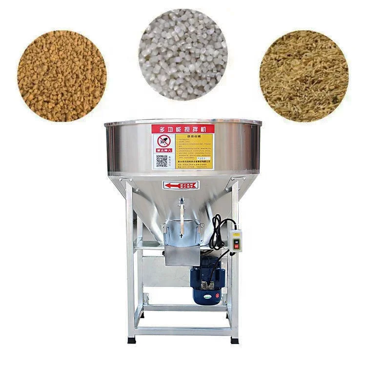 Low Cost Grass Seed Stainless Steel Mixer Grain Mixing Machine Small Poultry Livestock Dry Wet Mixer