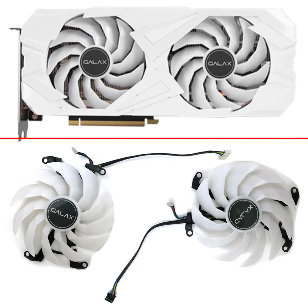 

Cooling Fan RTX3060 RTX3060 Ti RTX3070 RTX 3070 Ti Video Card Fan For KFA2 Galaxy RTX 3060 3060Ti 3070 3070Ti EX White Card