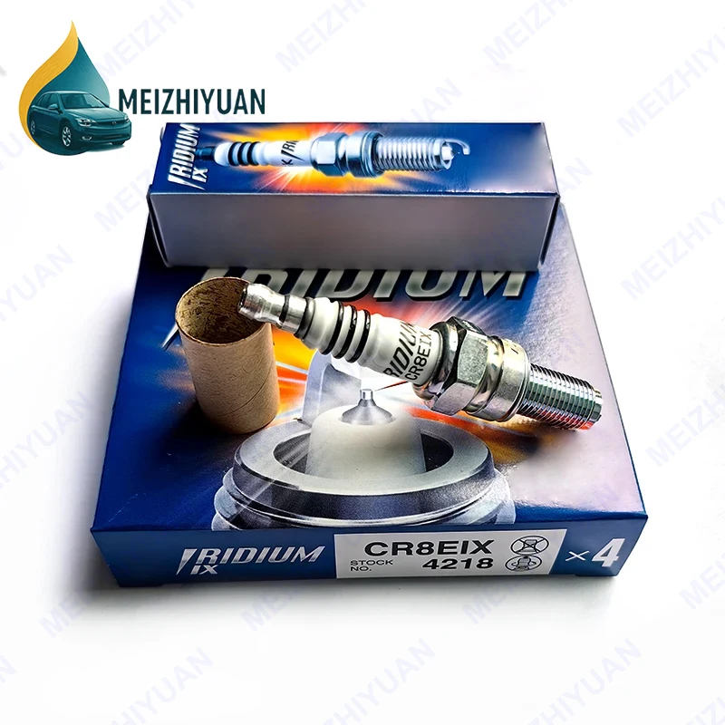4/8pcs Iridium Spark Plug CR8EIX 4218 Upgrade CR8E CR8EK
