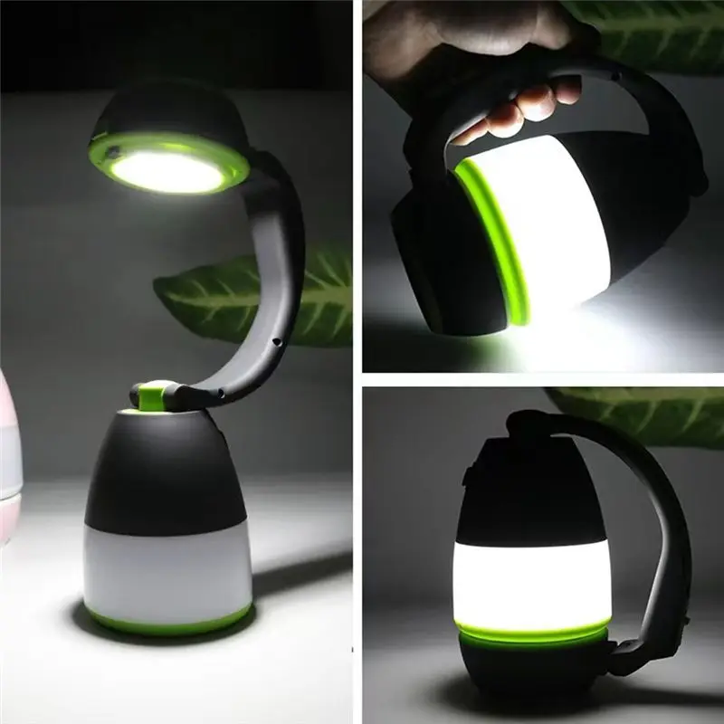 B03C-Multi-Function USB Rechargeable LED Camping Light 3 In 1 Flashlight/Lamp Outdoor Hiking Home/Table Desk Power Bank