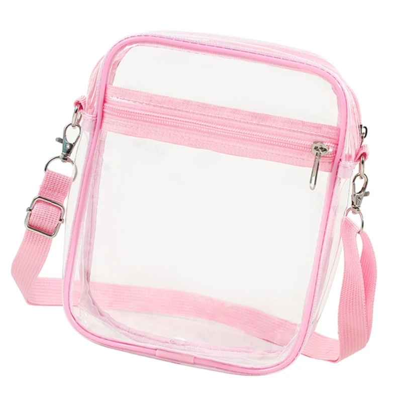 Women Concert Bag Clear Shoulder Bag Crossbody Bag Stadium Approve Storage Bag