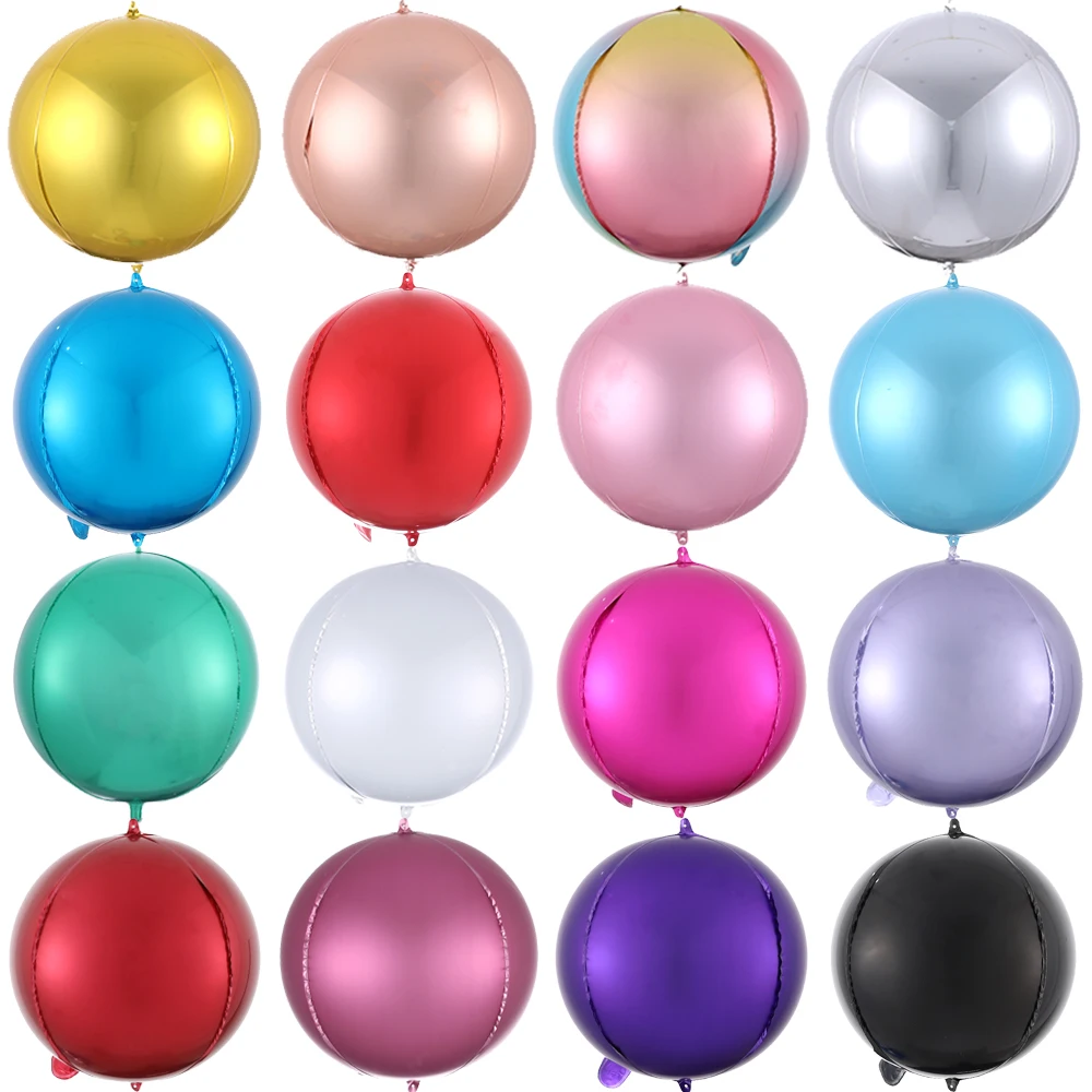 

10Pcs 10Inch 4D Foil Balloon Mini Size Shiny Decorator Balls Wedding Decoration Baby Shower Eid Ramadan Birthday Party Supplies