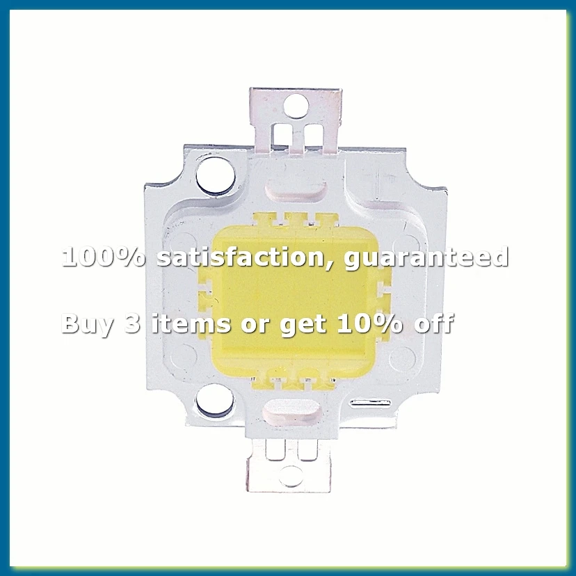 20PCS 10W LED Pure White High Power 1100LM LED Lamp SMD Chip light Bulb DC 9-12V