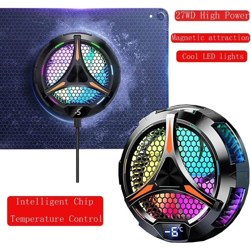 X42 fan phone Magnetic Cooler for Dedicated tablet with Aluminum laptop tablet Stand radiator peltier cooler for iPad iphone Mac