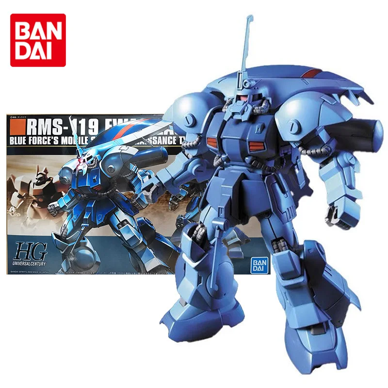 

Bandai Genuine Gundam Model Kit Anime Figure HG 1/144 RMS-119 Ewac Zack Collection Gunpla Anime Action Figure Toys for Children